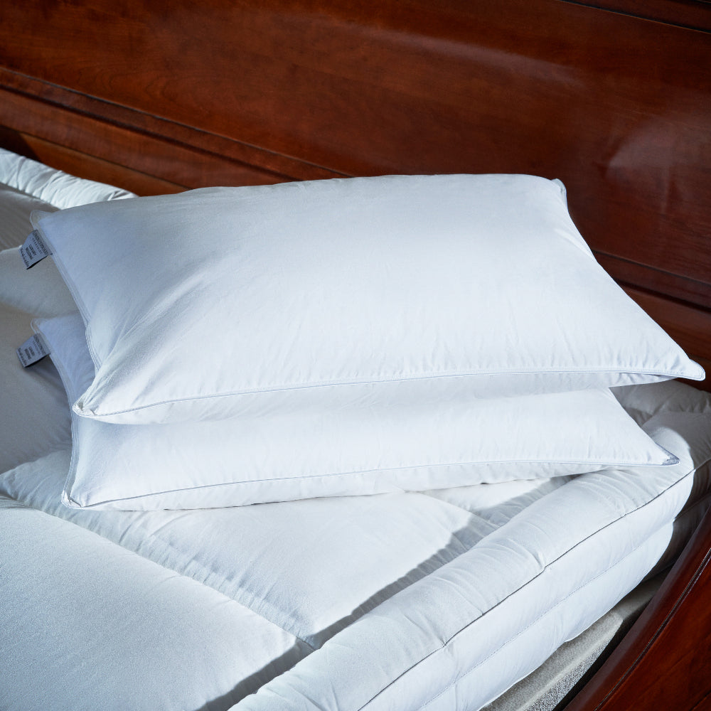 Hotel duck feather pillows best sale