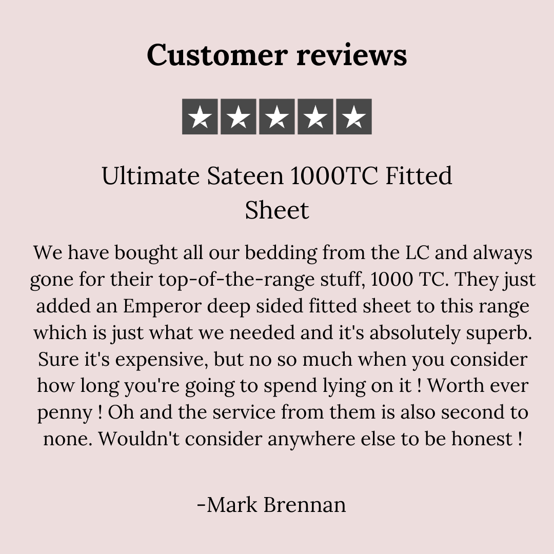 Ultimate Sateen 1000TC Fitted Sheet