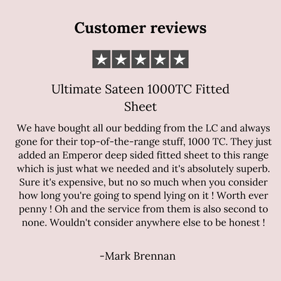Ultimate Sateen 1000TC Fitted Sheet