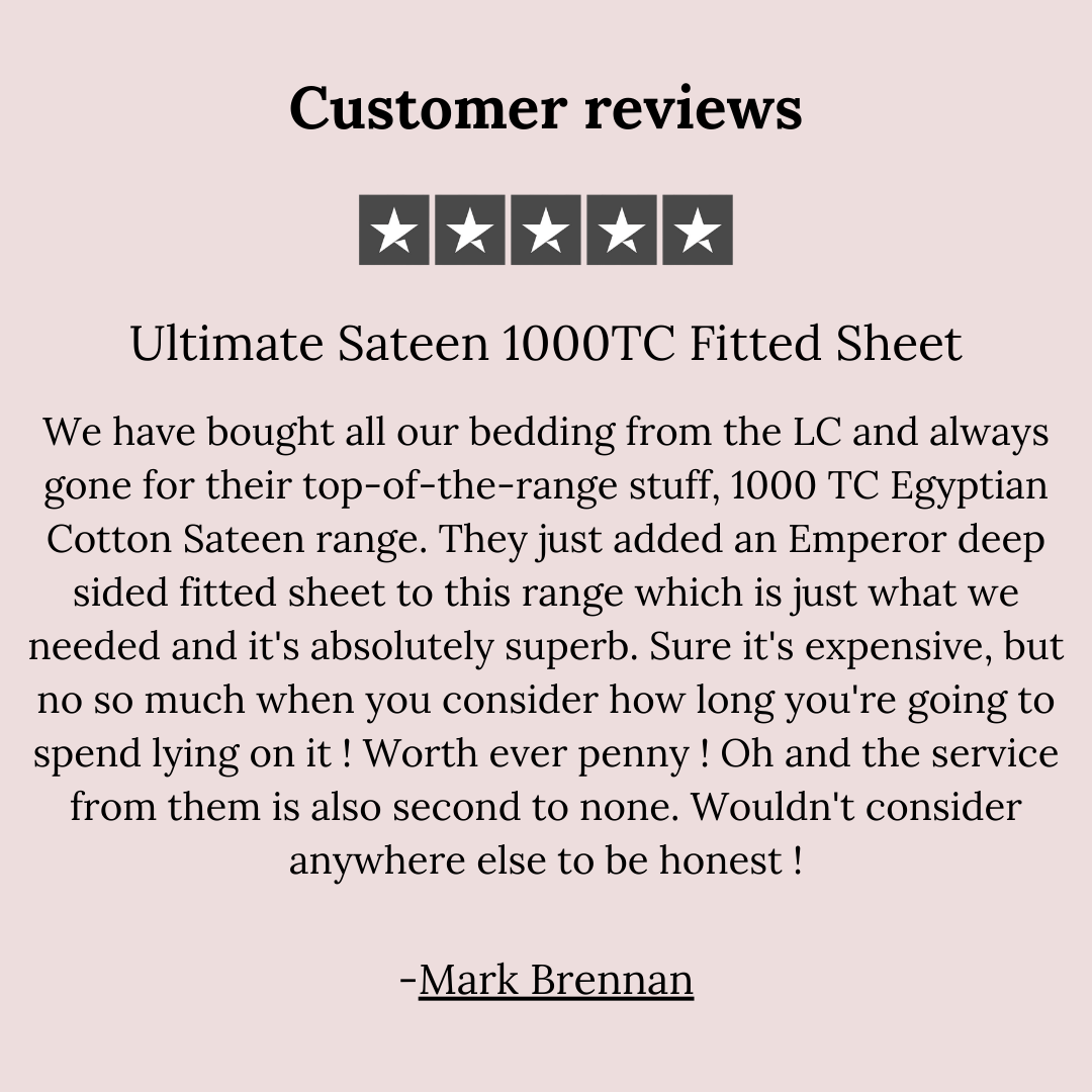 Ultimate Sateen 1000TC Fitted Sheet