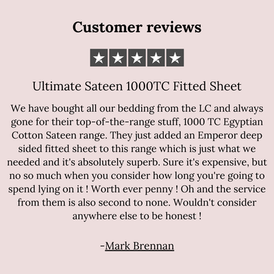 Ultimate Sateen 1000TC Fitted Sheet