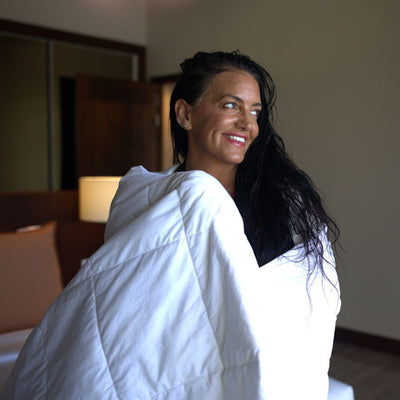 Recycled Ocean Blue Duvet