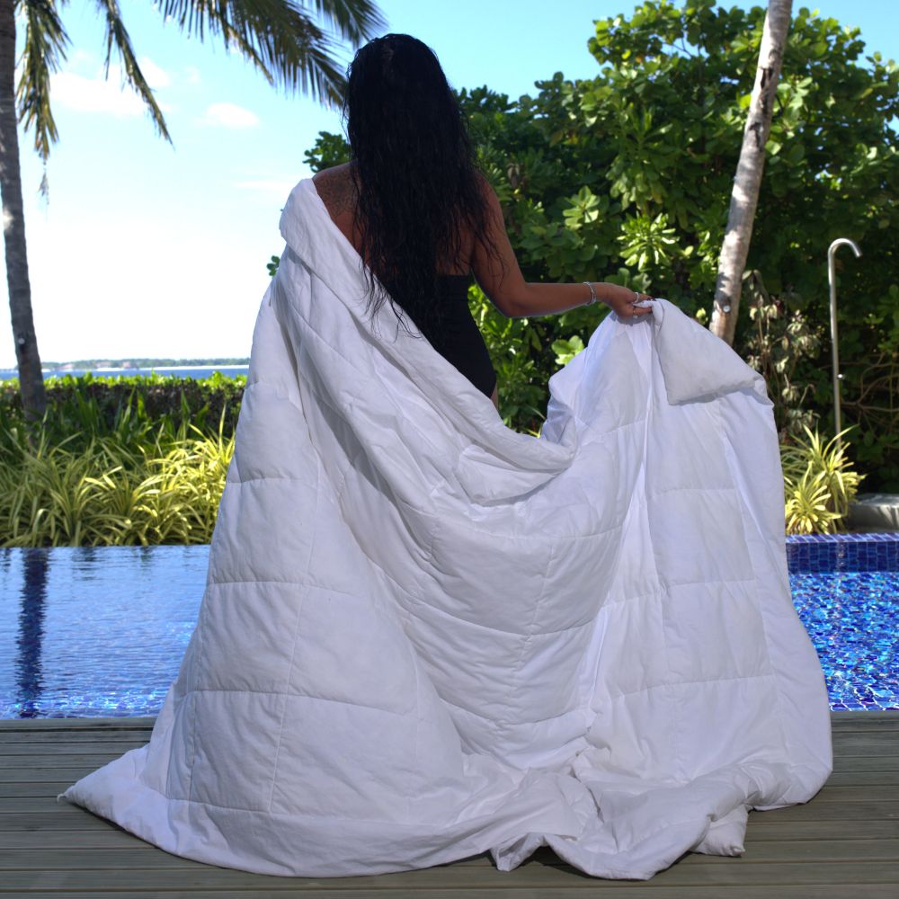 Recycled Ocean Blue Duvet