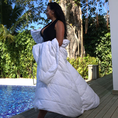 Recycled Ocean Blue Duvet