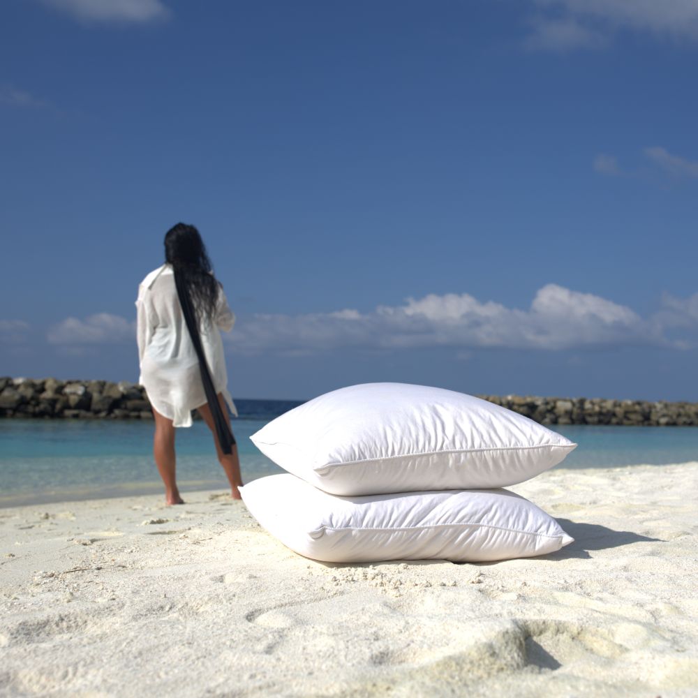 Recycled Ocean Blue Pillow