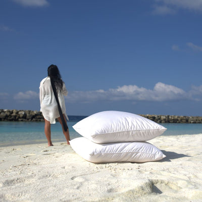 Recycled Ocean Blue Pillow