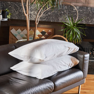 White Flannelette Pillowcases | White Flannelette Pillow Shams | White Flannelette Housewife Cases