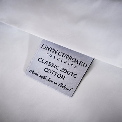 Classic Cotton Percale Ultra Deep Fitted Sheet