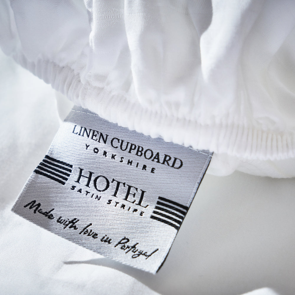 Hotel Satin Stripe Cotton 300TC Pillowcases