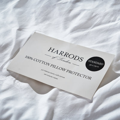 Harrods Square Cotton Pillow Protectors