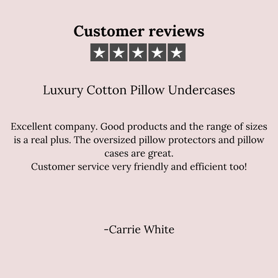 Luxury Cotton Pillow Undercases