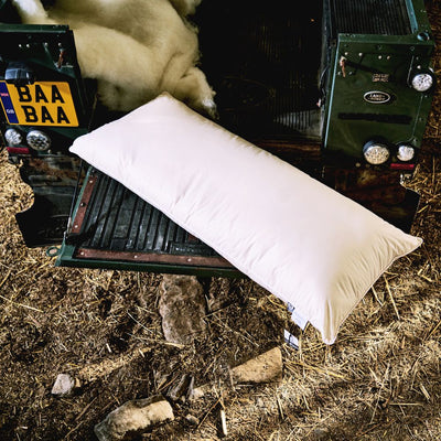 Finest British Wool Bolster Pillow