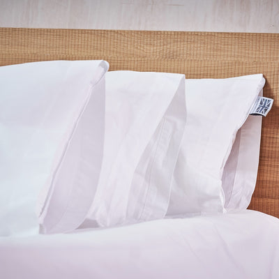 Cotton Percale Bolster Pillowcases | Cotton Percale Body Pillowcases