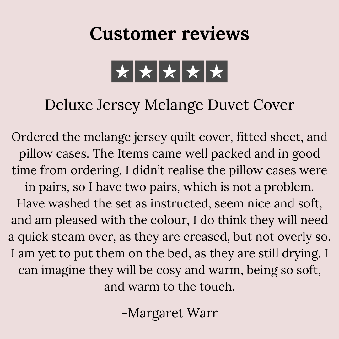 Deluxe Jersey Melange Duvet Cover