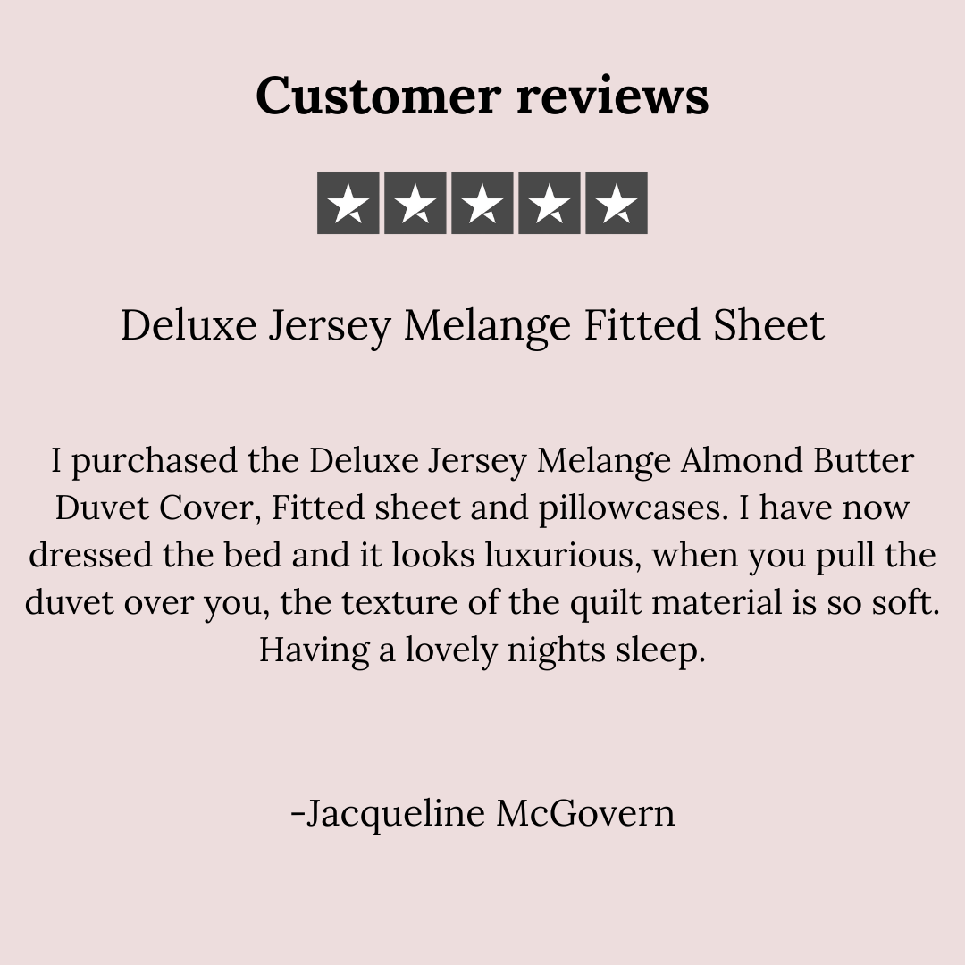 Deluxe Jersey Melange Fitted Sheet