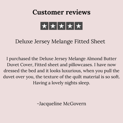 Deluxe Jersey Melange Fitted Sheet