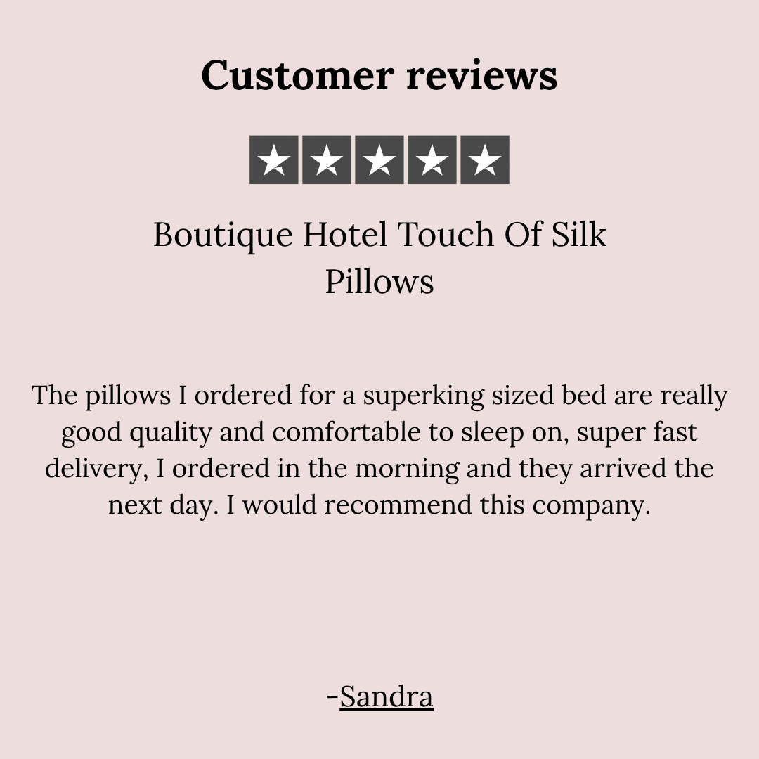 Boutique Hotel Touch Of Silk Pillows