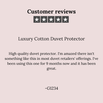 Luxury Cotton Duvet Protector