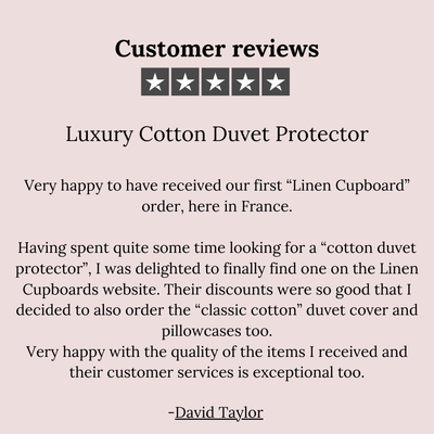Luxury Cotton Duvet Protector