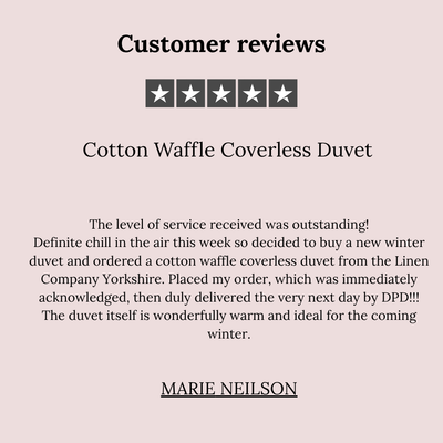 Cotton Waffle Coverless Duvet