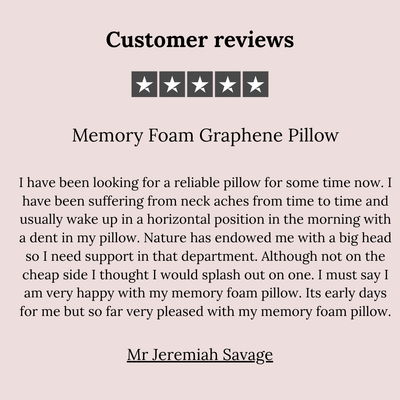 Memory Foam Graphene Pillow