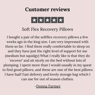 Soft Flex Recovery Pillows