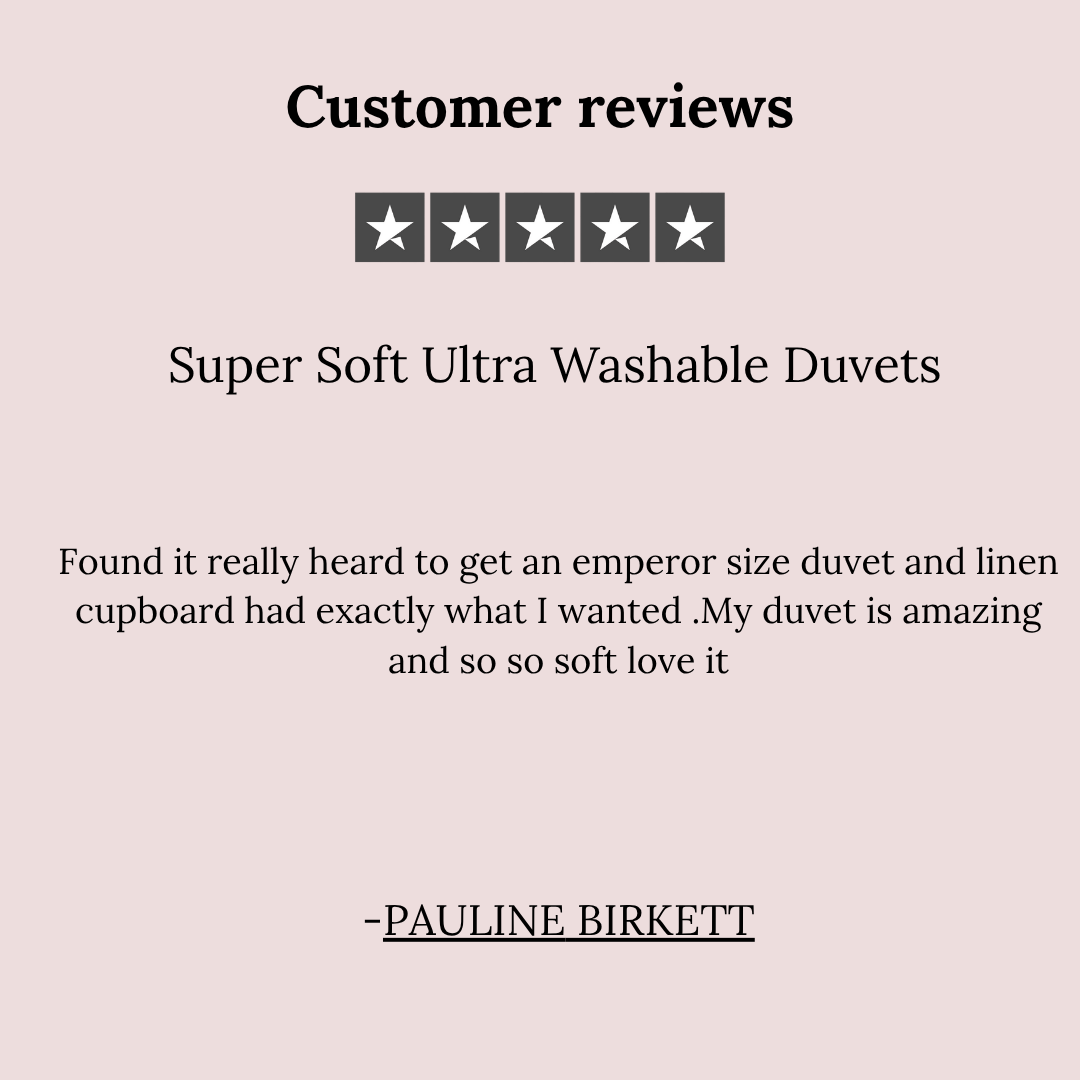 Super Soft Ultra Washable Duvets