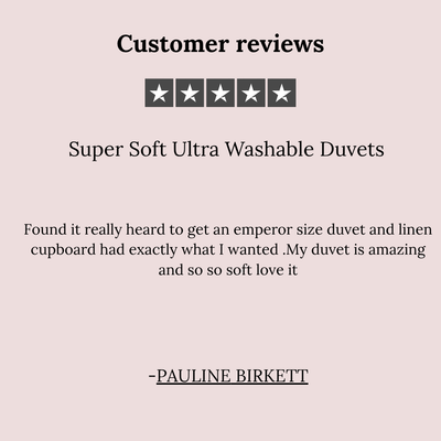 Super Soft Ultra Washable Duvets