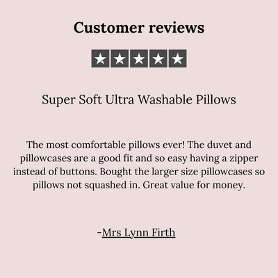 Super Soft Ultra Washable Pillows