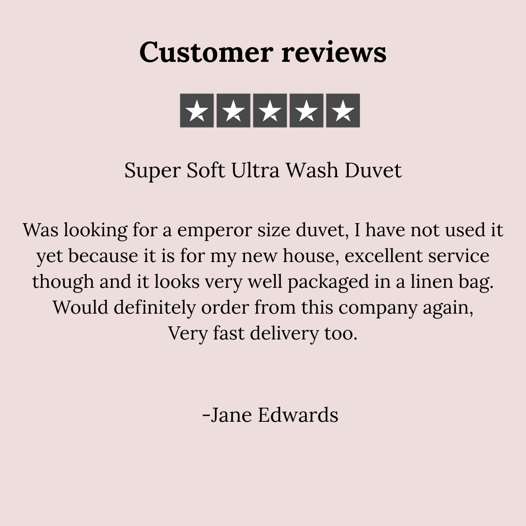 Super Soft Ultra Wash Emperor Duvet - 30% OFF