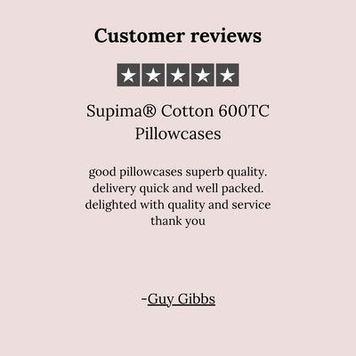 Supima® Cotton 600TC Pillowcases