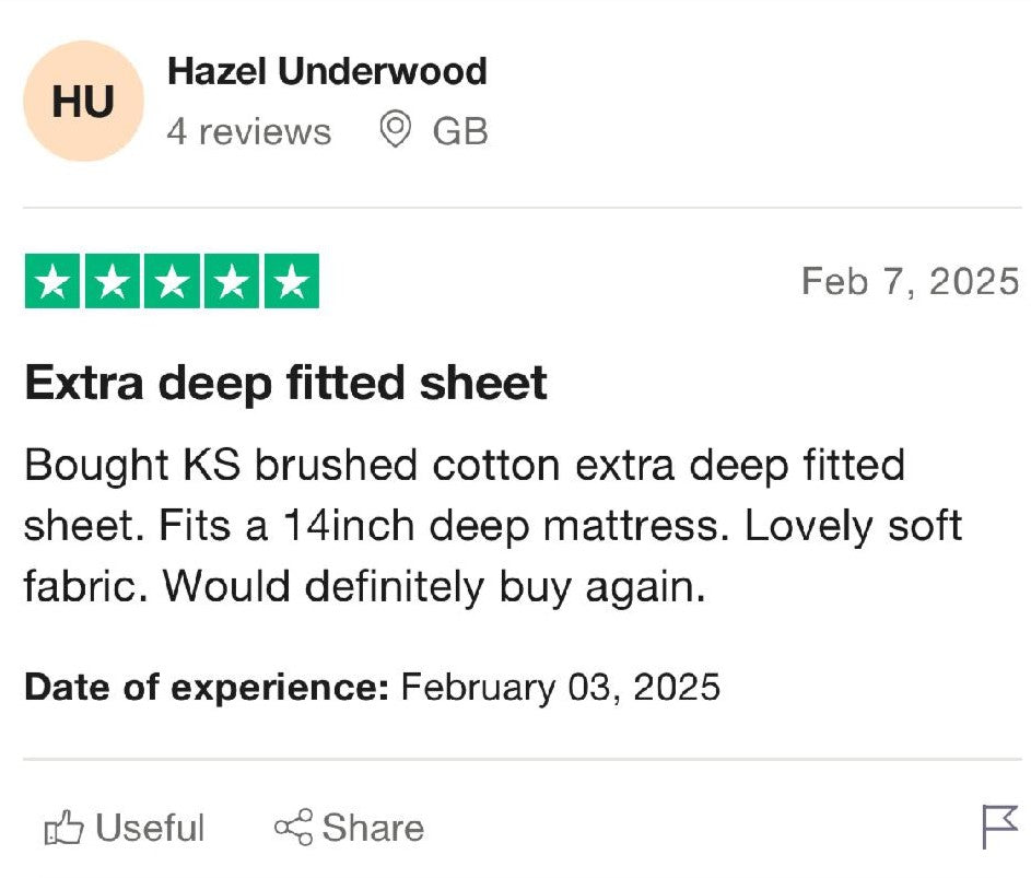 Brushed Cotton Fitted Sheet