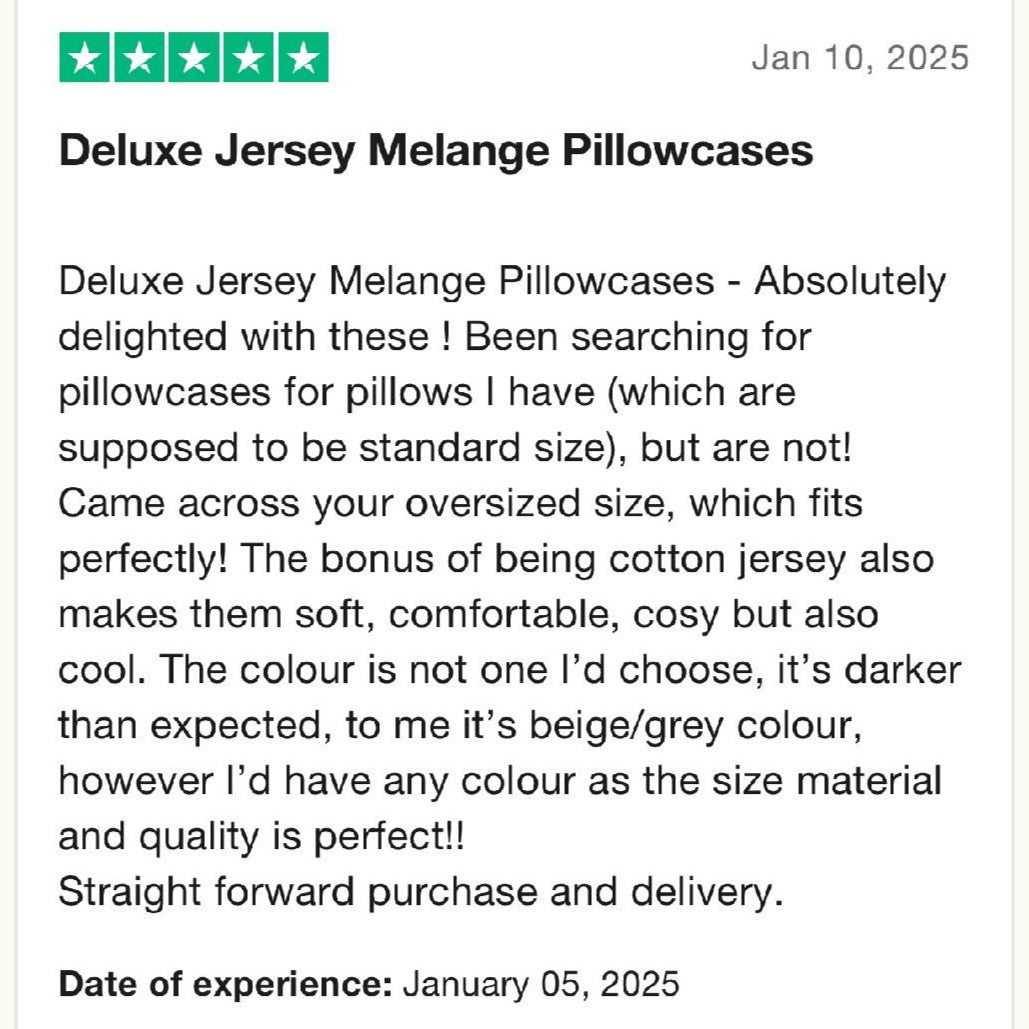 Deluxe Jersey Melange Pillowcases