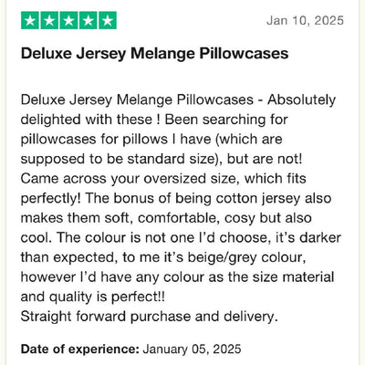 Deluxe Jersey Melange Pillowcases